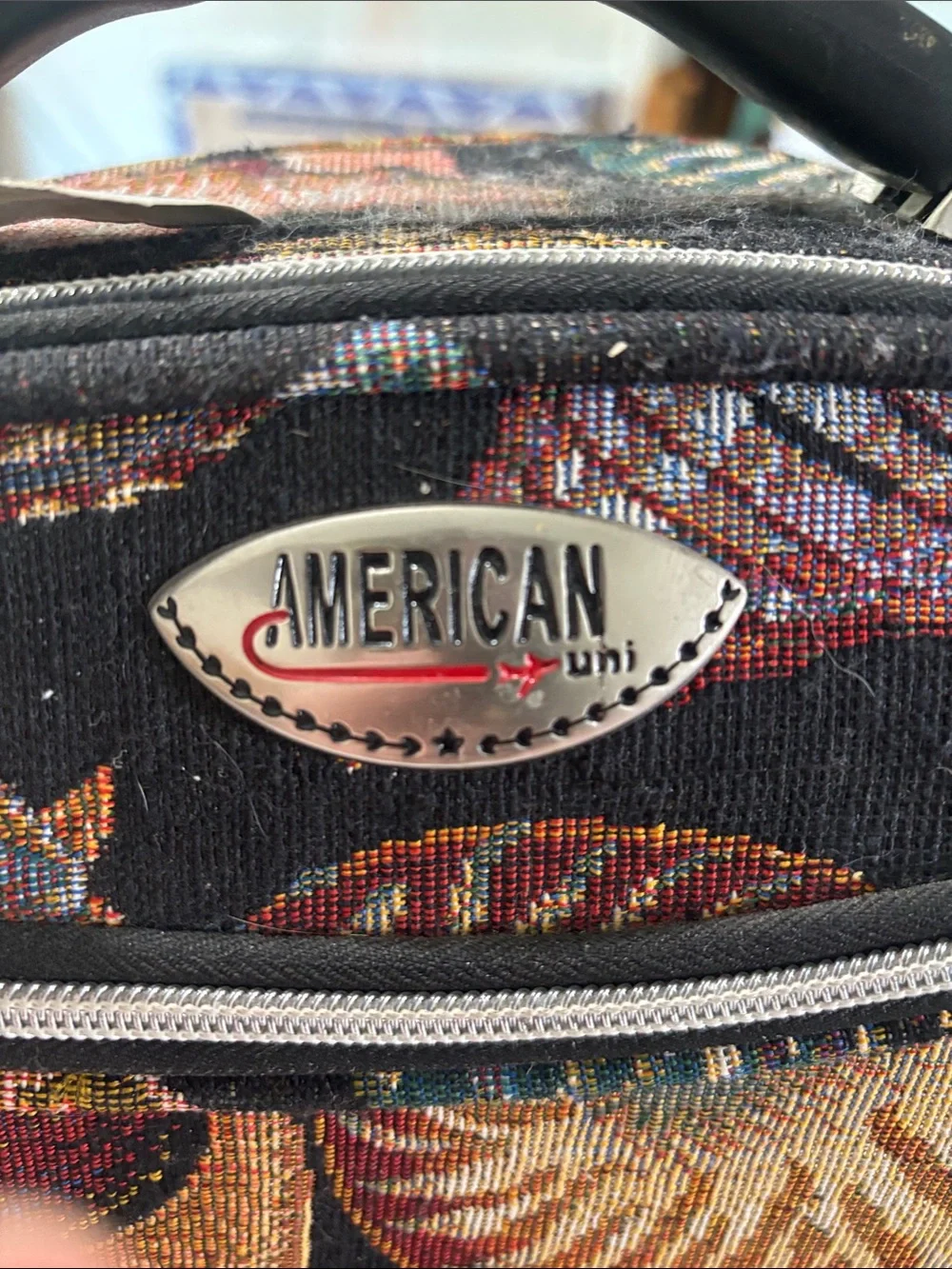 Black Floral Travel Toiletry Bag